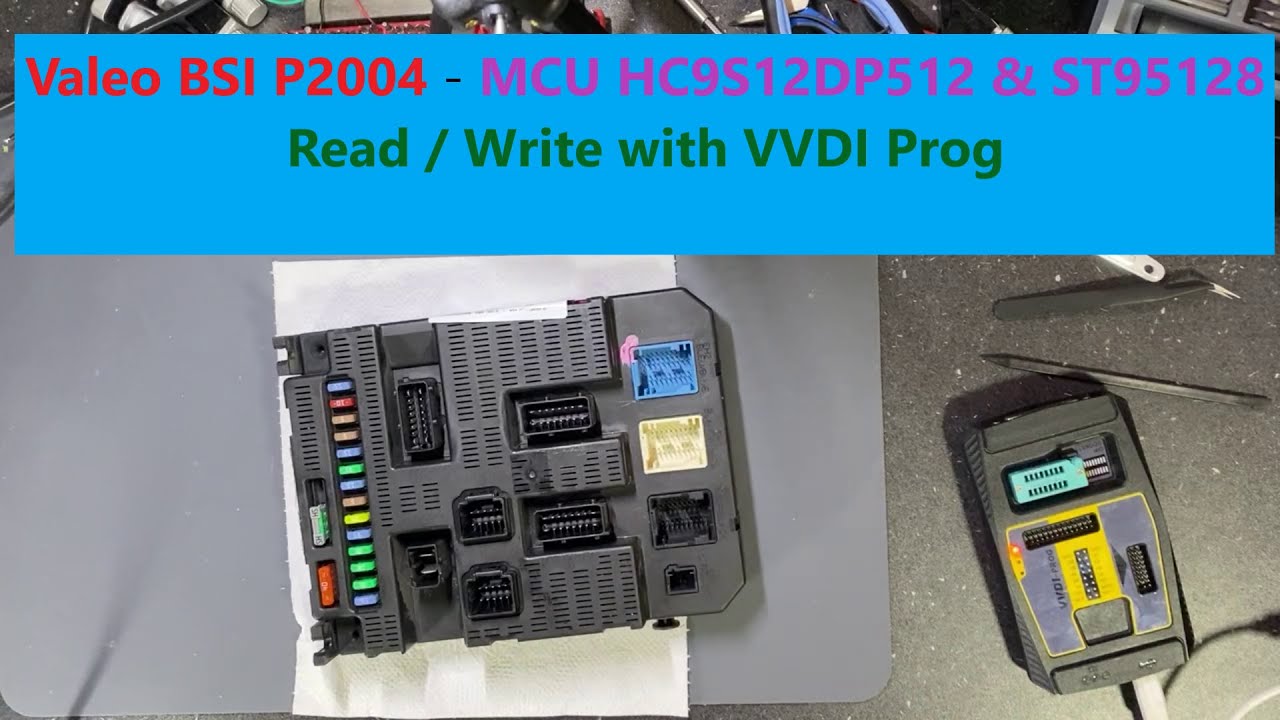 Чтение/запись Valeo BSI 2004 с помощью VVDIProg