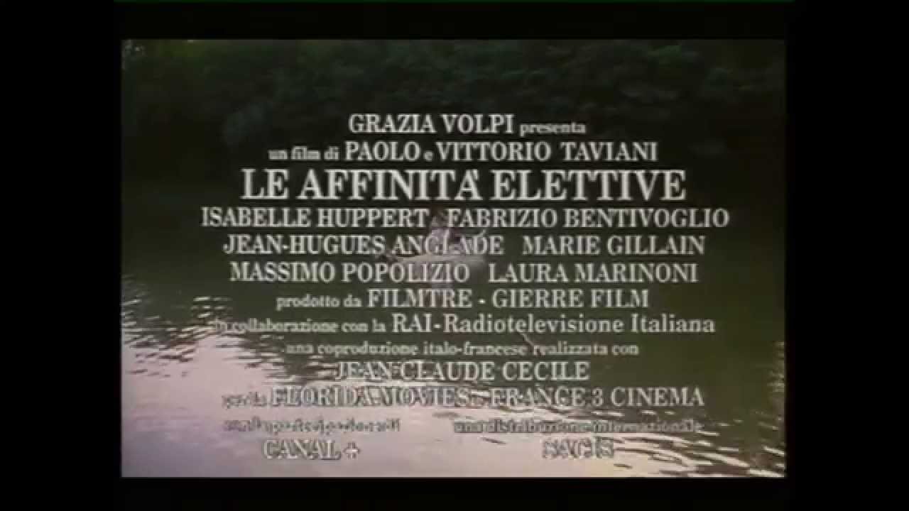 LE AFFINITA' ELETTIVE   TRAILER