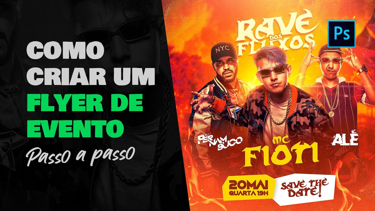 Como fazer um Flyer para Evento - Photoshop