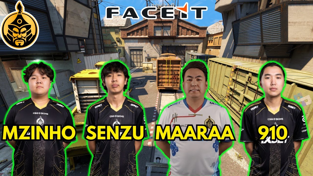 Senzu POV w/910, maaRaa, Mzinho (46/6/28) RATING 1.16 CS2 FACEIT EU