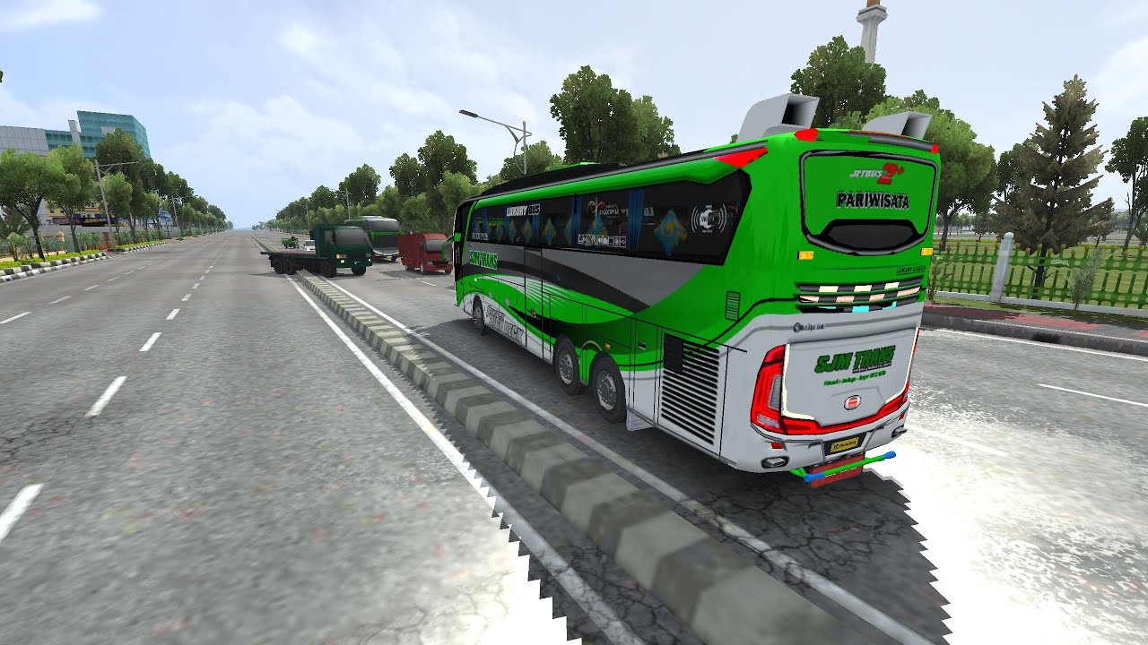 SJM TRANS Green BUS BAsuri