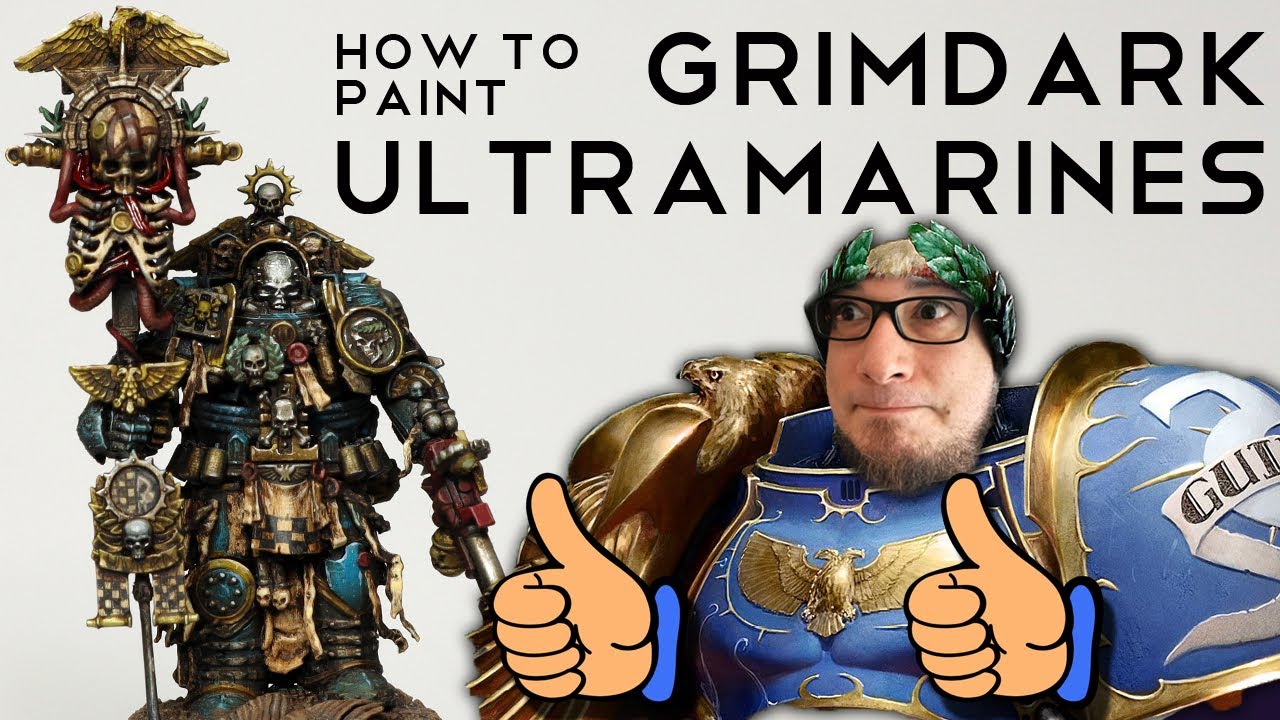How to paint GrimDark Ultramarines! Quick & Easy
