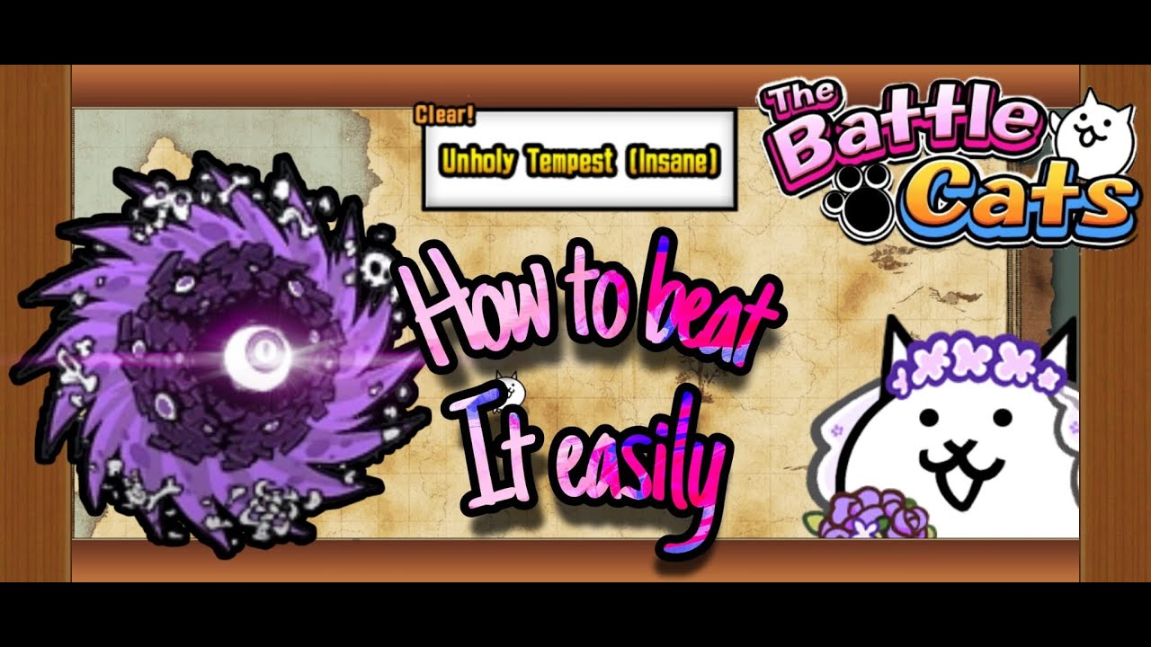 How to beat Unholy Tempest! The Battle Cats (The Rolling Dead)