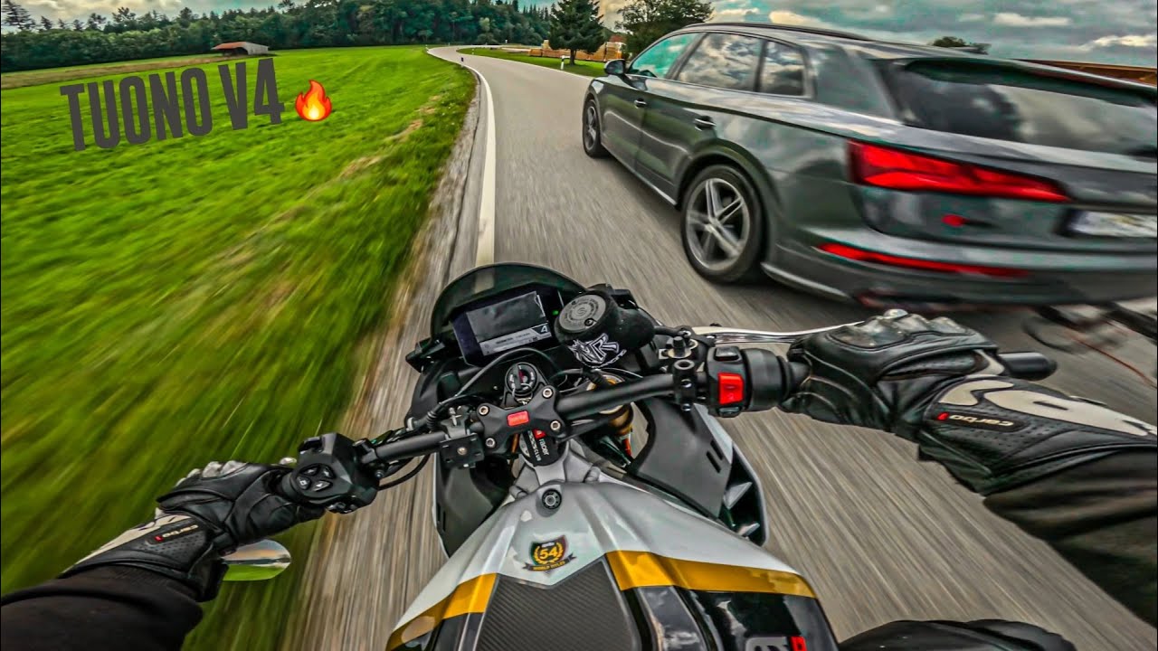 Straight pipe Aprilia Tuono V4 1100 VS The Streets