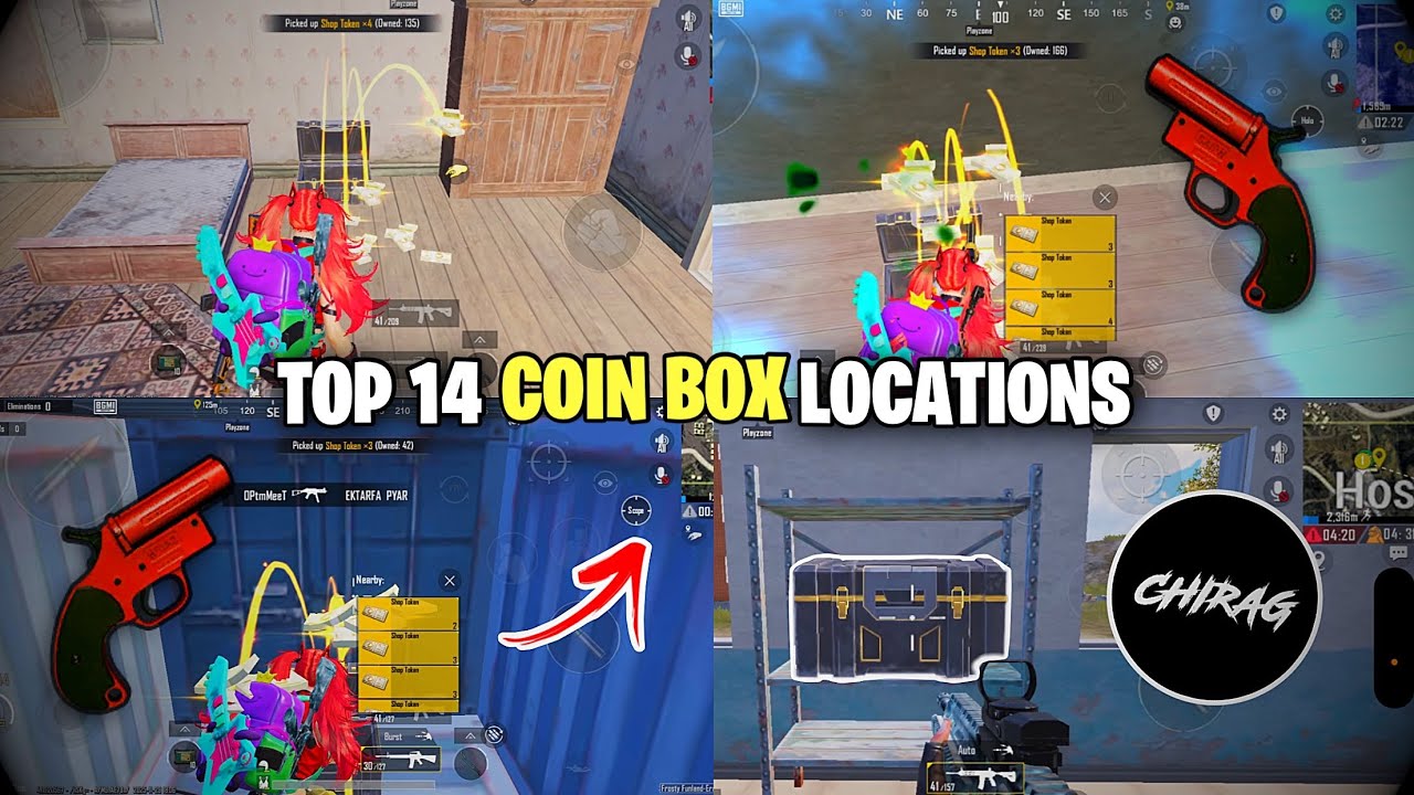 😱Secret Shop Token Box Location in Erangle | BGMI | Solo conqueror Strategy🔥