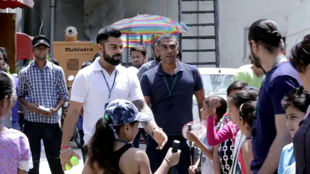 VIRAT KOHLI ENCOURAGES  CHILDREN TO JOIN STEPATHLON KIDS