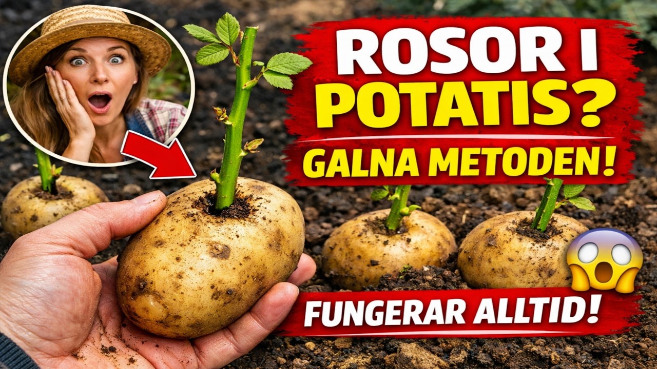 Rosensticklingar i POTATIS? Den galna metoden som fungerar VARJE G&Aring;NG!