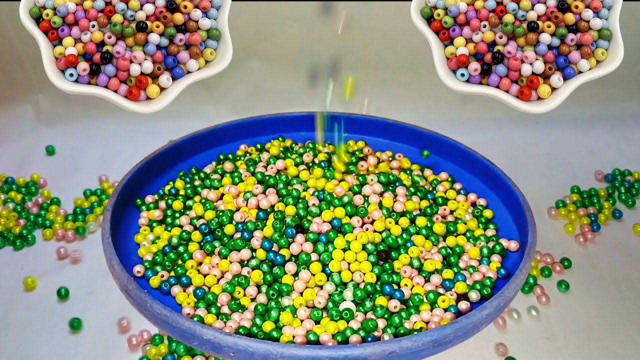 🌈 Thousands ‎of Beads Falling in Perfect Harmony 🎧 stress relief sounds 😌