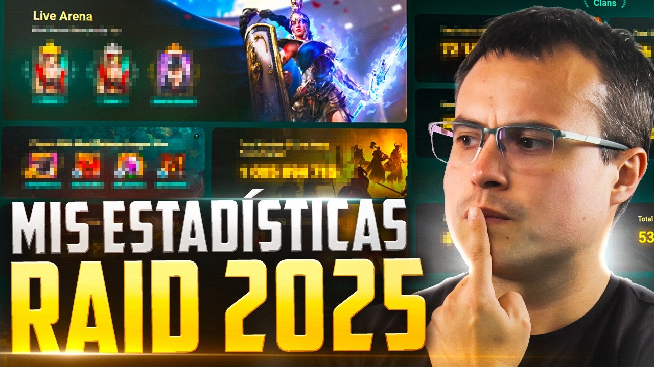 Reacciono a mis estadísticas de Raid en 2025