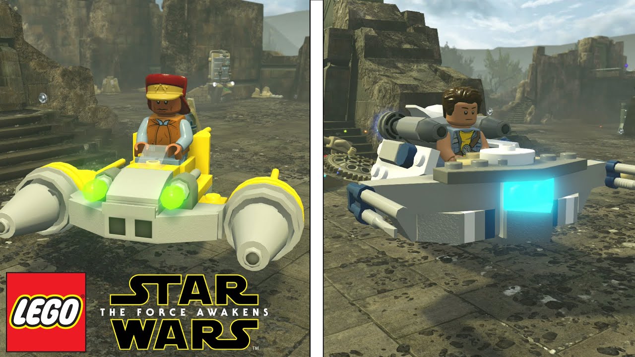 LEGO Star Wars The Force Awakens - ALL DLC VEHICLES (FREEMAKER, PREQUELS, EMPIRE DLC)