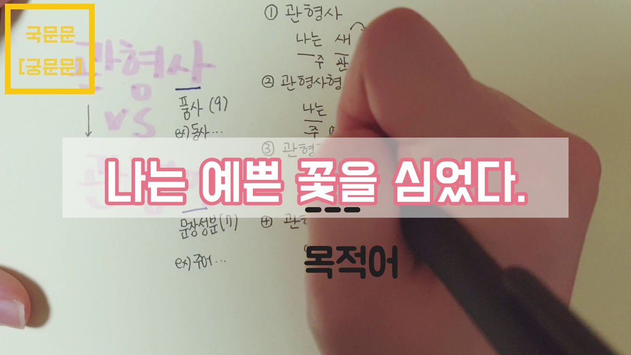 [5분 문법] 관형사와 관형어의 차이점을 알아봐요!!! (관형어 종류도 살펴봐요!)