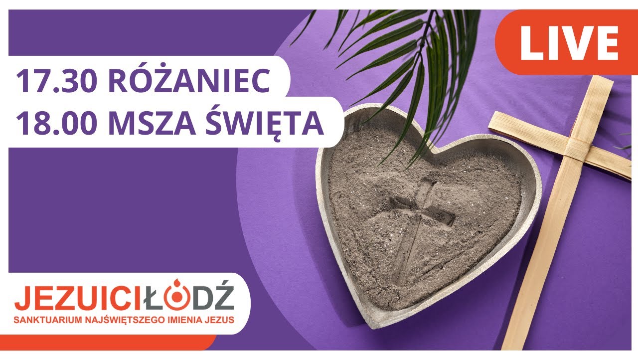 Różaniec i Msza Święta na żywo | 18.02.2026 | Jezuici Łódź