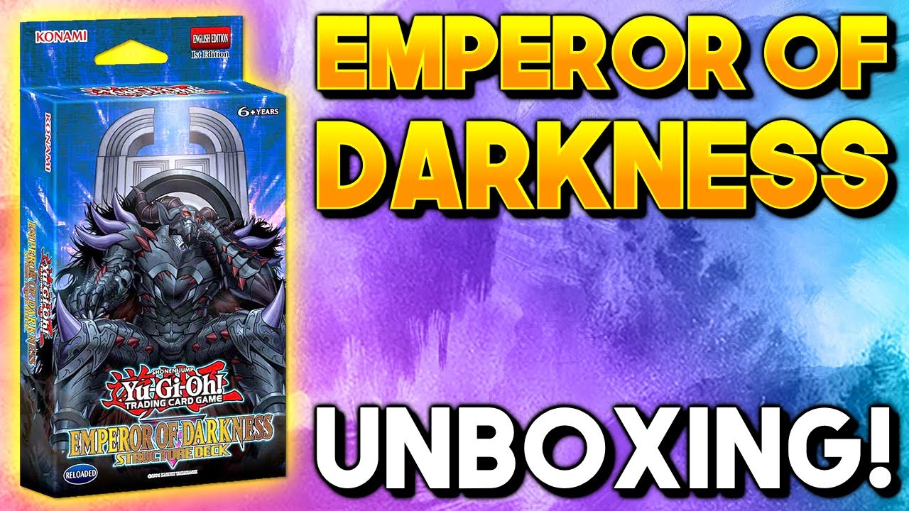 Yu-Gi-Oh! EMPEROR OF DARKNESS | Structure Deck Unboxing