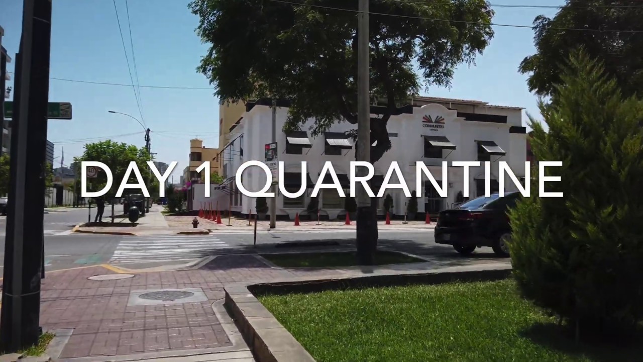 【4K UHD Lima - Perú 🇵🇪】 DAY 1 of Quarantine in San Isidro  [February 2020]