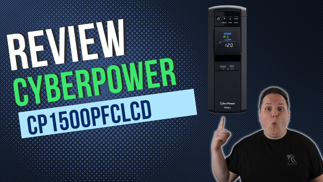 CyberPower CP1500PFCLCD UPS - Power Protection + Battery Backup!