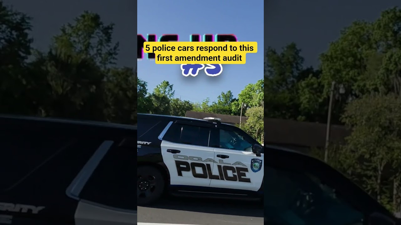 5 police cars respond to this first amendment audit to 2 guys with a camera