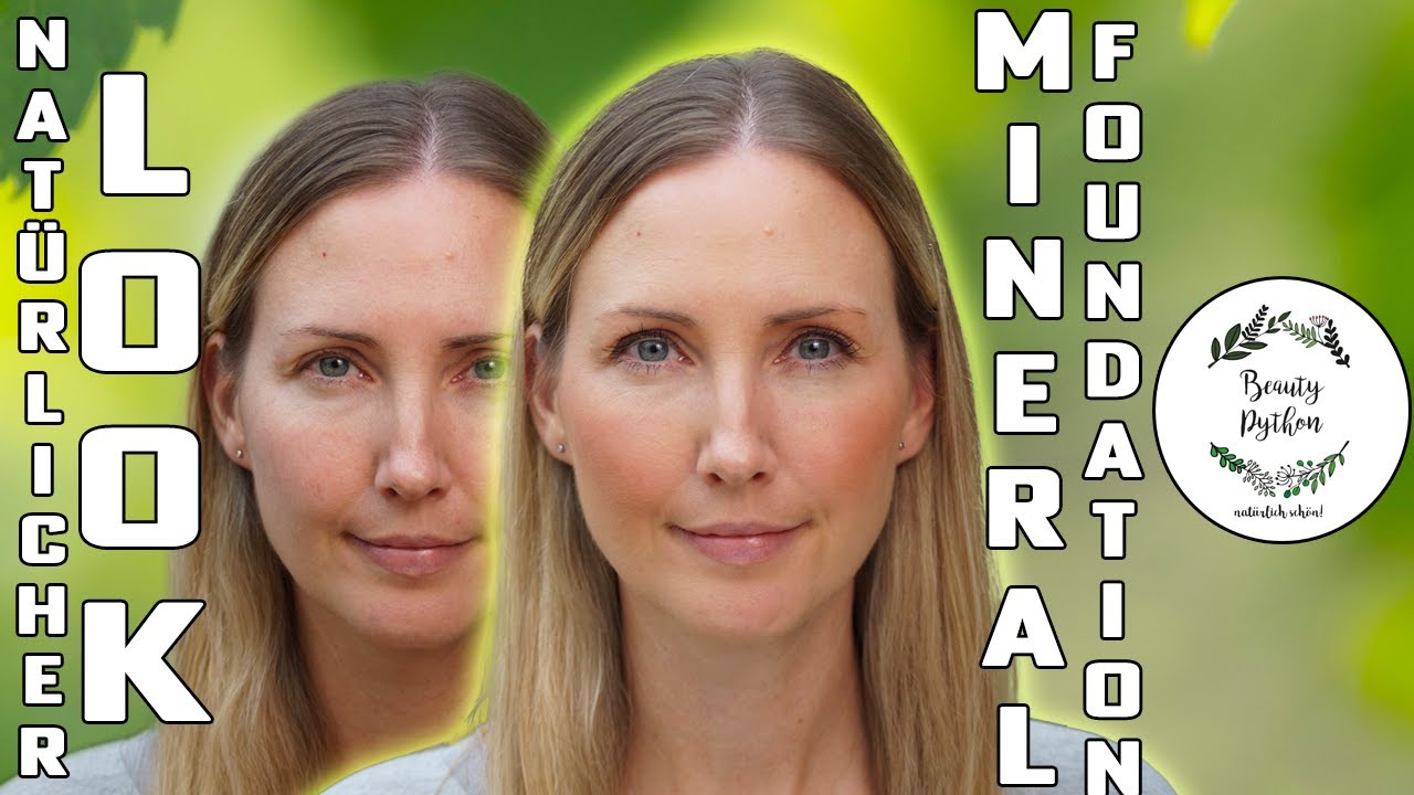 Schminken mit Naturkosmetik | Mineralfoundation + Rouge + Concealer | Marke Beauty Python