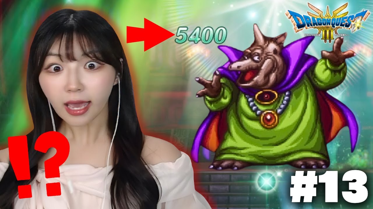 バラモス戦で敵の体力を全回復する史上最悪のバカ #13 ドラゴンクエストⅢそして伝説へ…【顔出し実況プレイ】