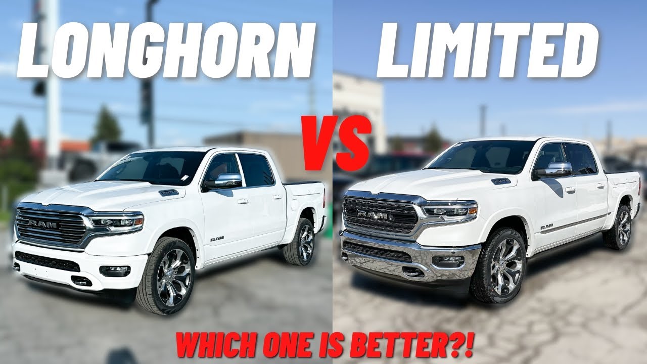 2023 RAM 1500 LONGHORN VS 2023 RAM 1500 LIMITED! | *Full Walkaround Review* | Which Trim Is Better?!