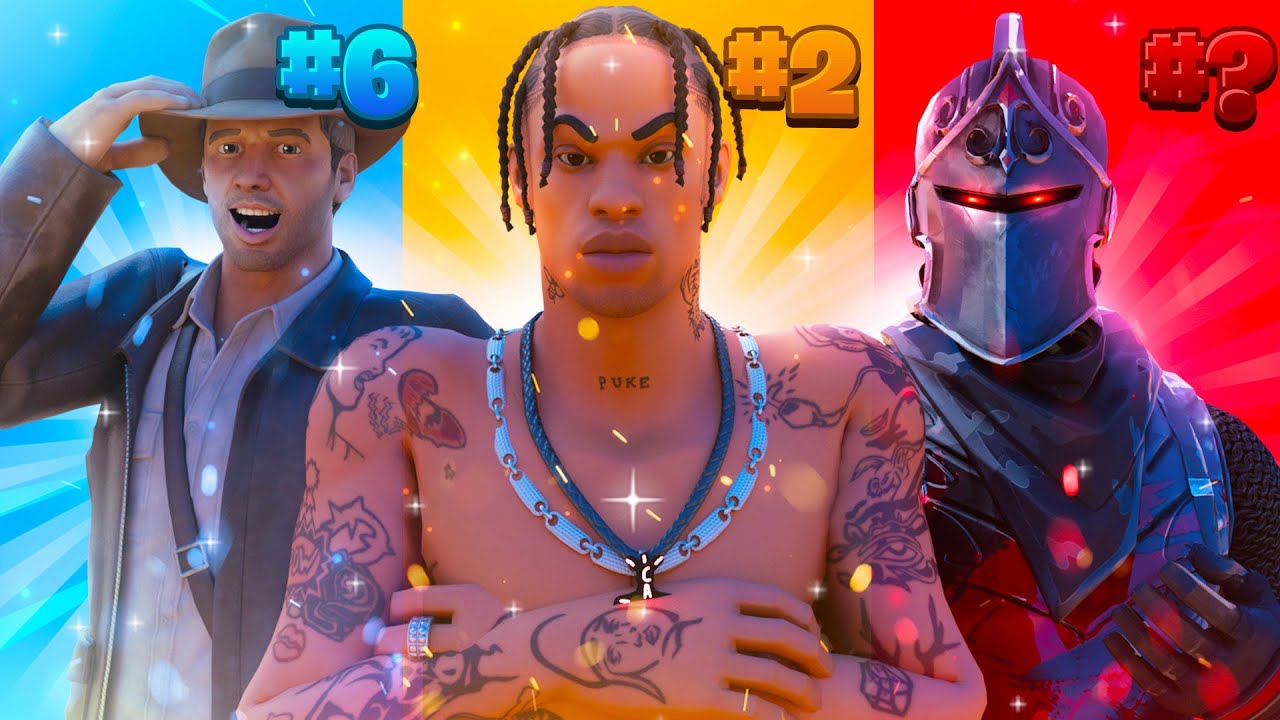 Les 40 SKINS Hommes Les Plus TRYHARD sur Fortnite