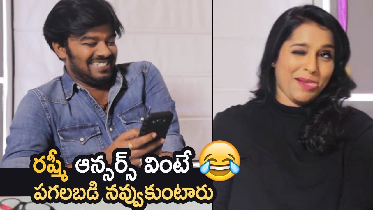 Sudigali Sudheer Super Funny Questions To Rashmi | Rashmi Superb Answers To Sudheer | Hilarious