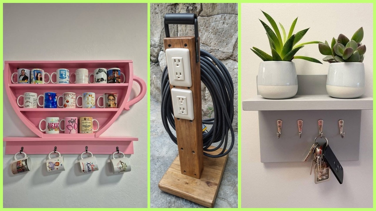 +407✅¡YA ES HORA! Haz esto con MADERA!😍Ideas con MUEBLES de MADERA para DECORAR espacios en tu CASA