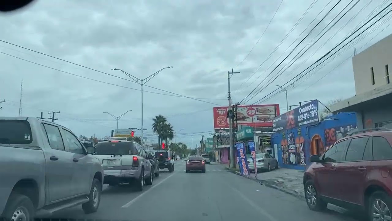 Manejando por las calles de Matamoros Tamaulipas Martes 20-Ene-26 