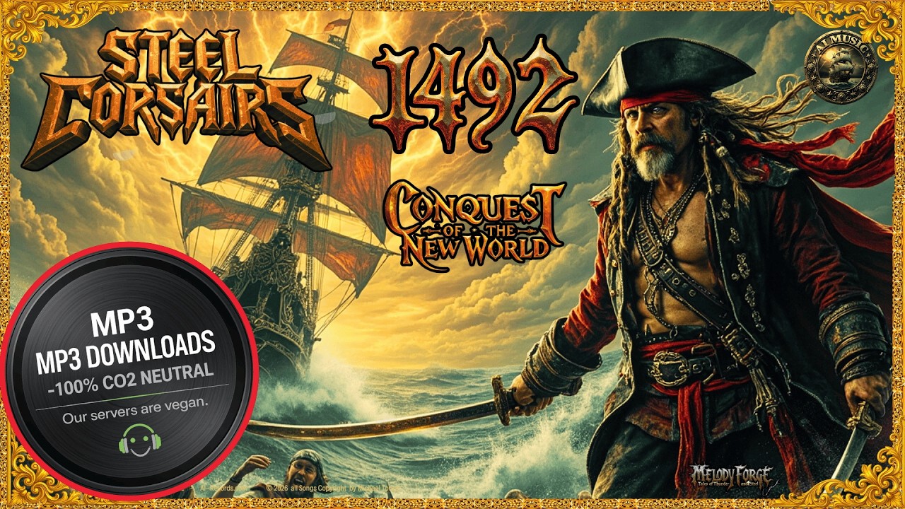 ⚔️ Steel Corsairs – 1492: Conquest of the New World (Official Full Album) 🌊