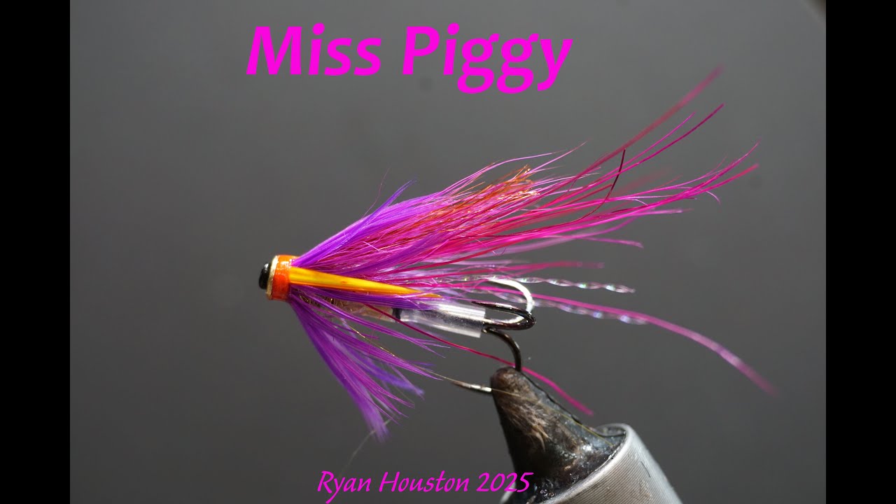 Связывание мушки Miss Piggy Salmon Fly с Райаном Хьюстоном