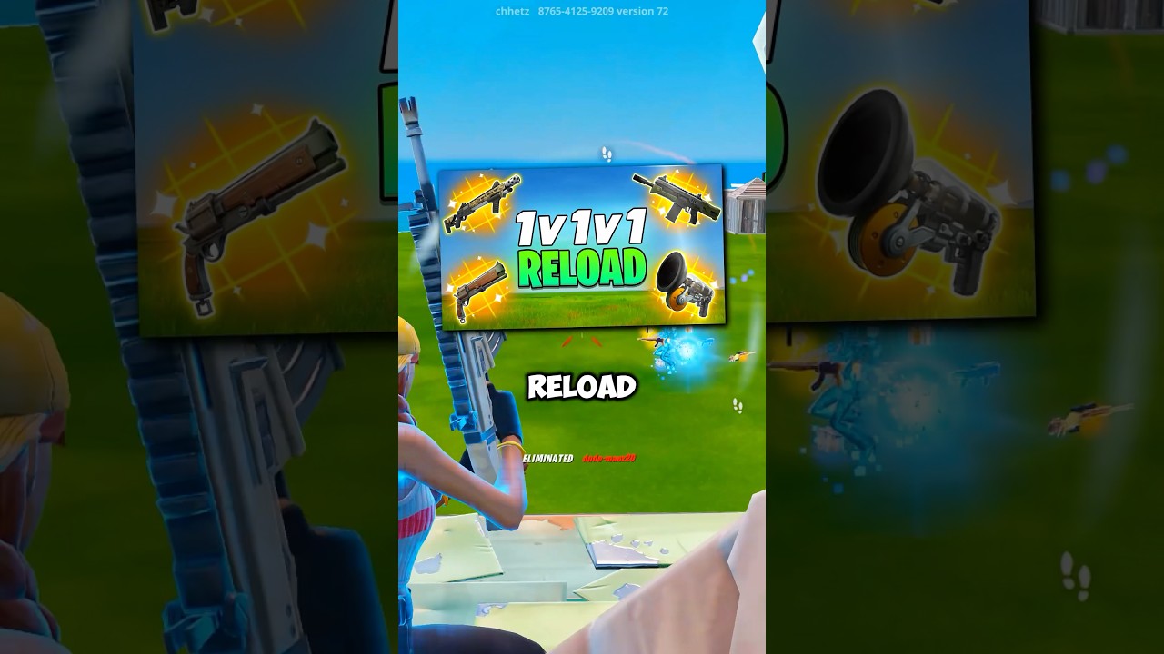 The 2 best secret codes in 1v1v1 Reload! #fortnite #fortnitereload