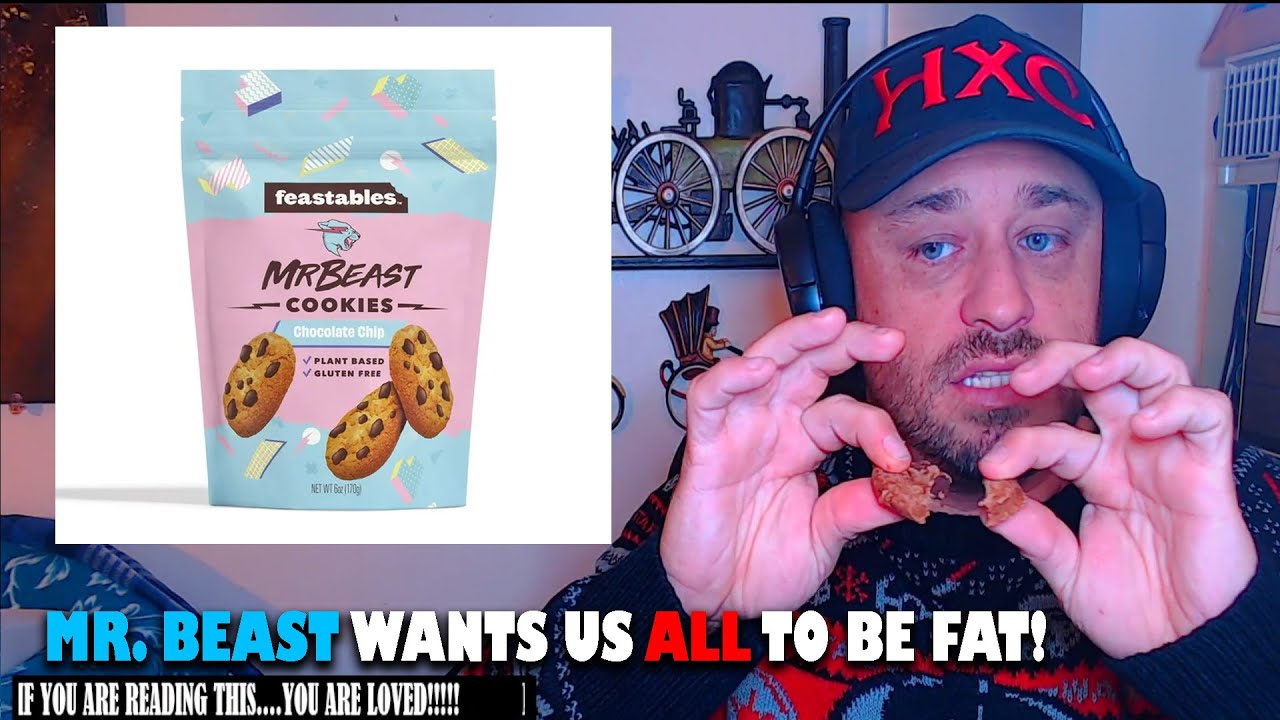 @MrBeast wants YOU to be fat!  - Trying MrBeast Cookies for the first time!
