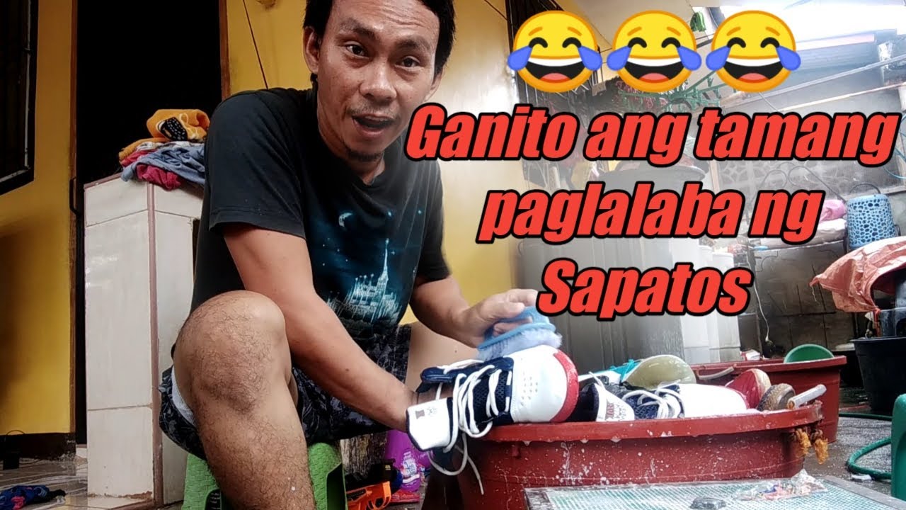 Ganito maglaba ng sapatos na ukay-ukay