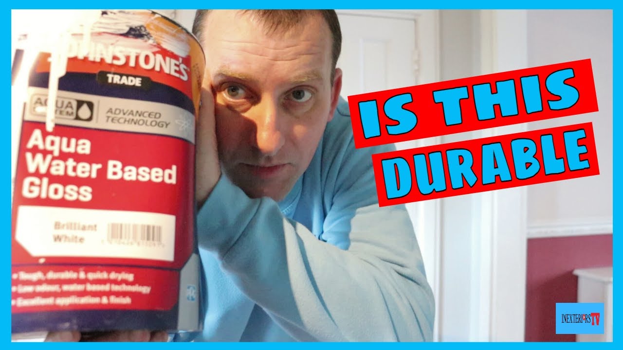 Is Johnstones aqua water-based gloss durable?