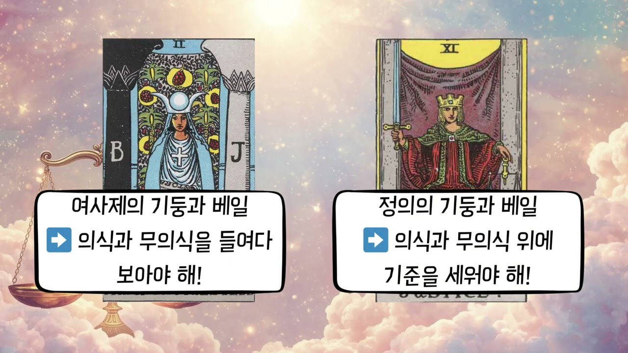 [13강] ⌜타로: 상징으로 여는 지혜⌟(좀 더 깊이있게) - 11번 정의