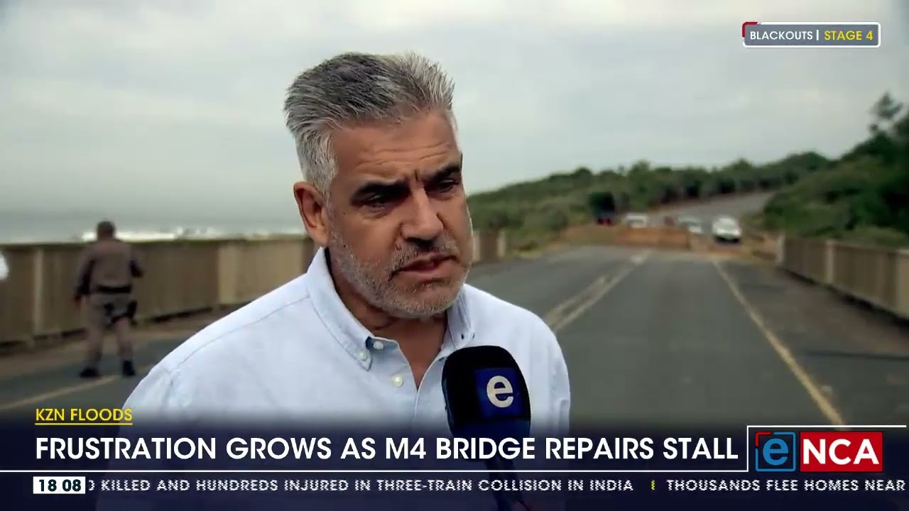 KZN Floods | Frustration grows as M4 bridge repairs stall