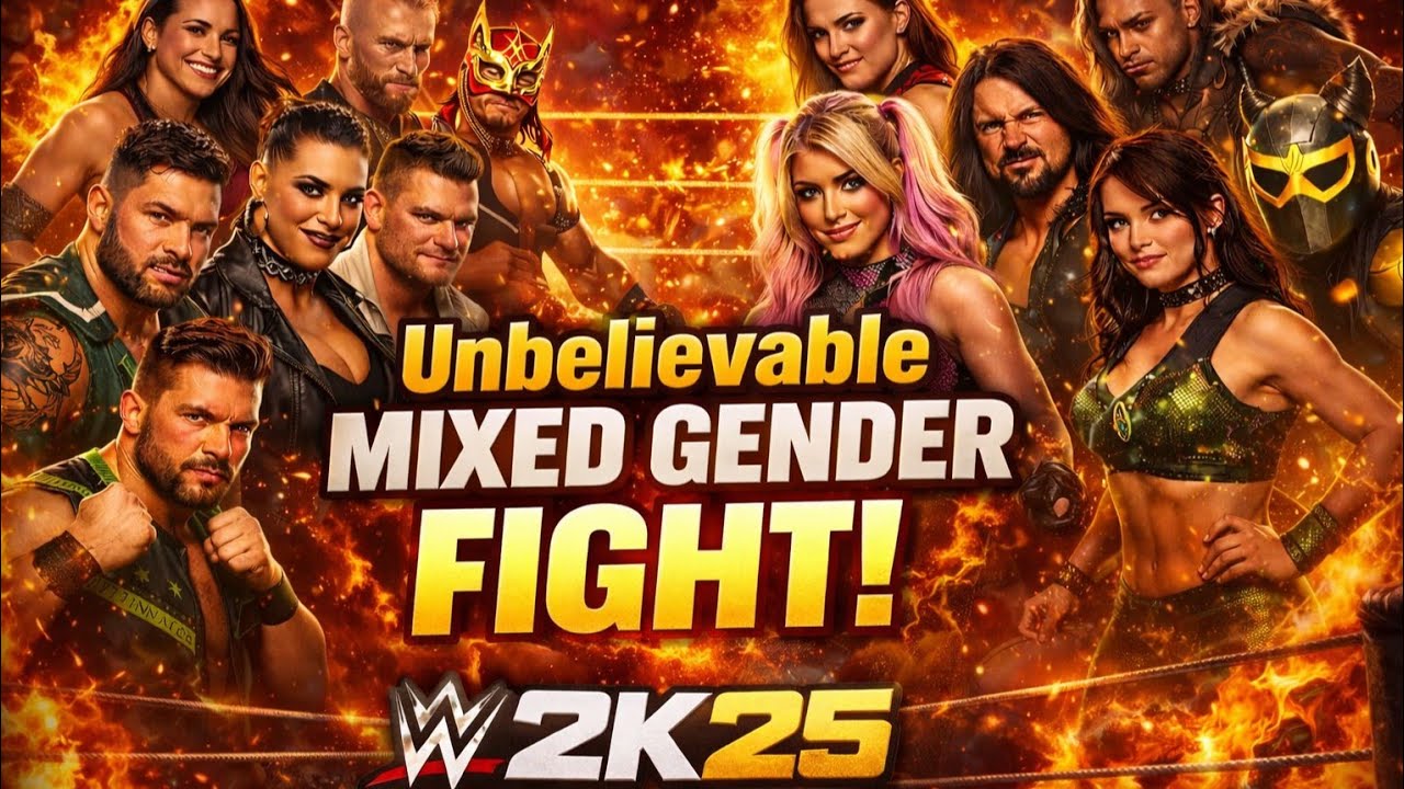 Men vs Women CHAOS! 😱 WWE 2K25 Tournament Gets Out of Control!