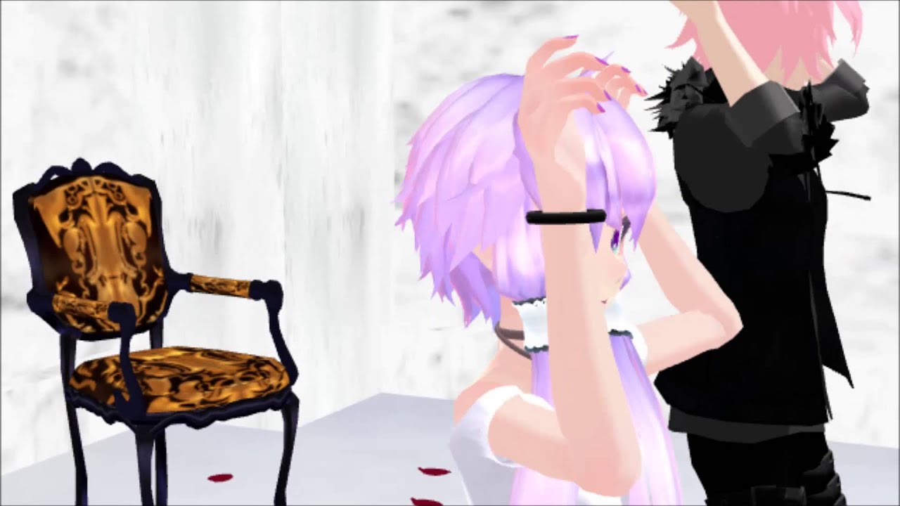 MMD Romeo and Cinderella [Yuzuki Yukari and VY2 Yuma]