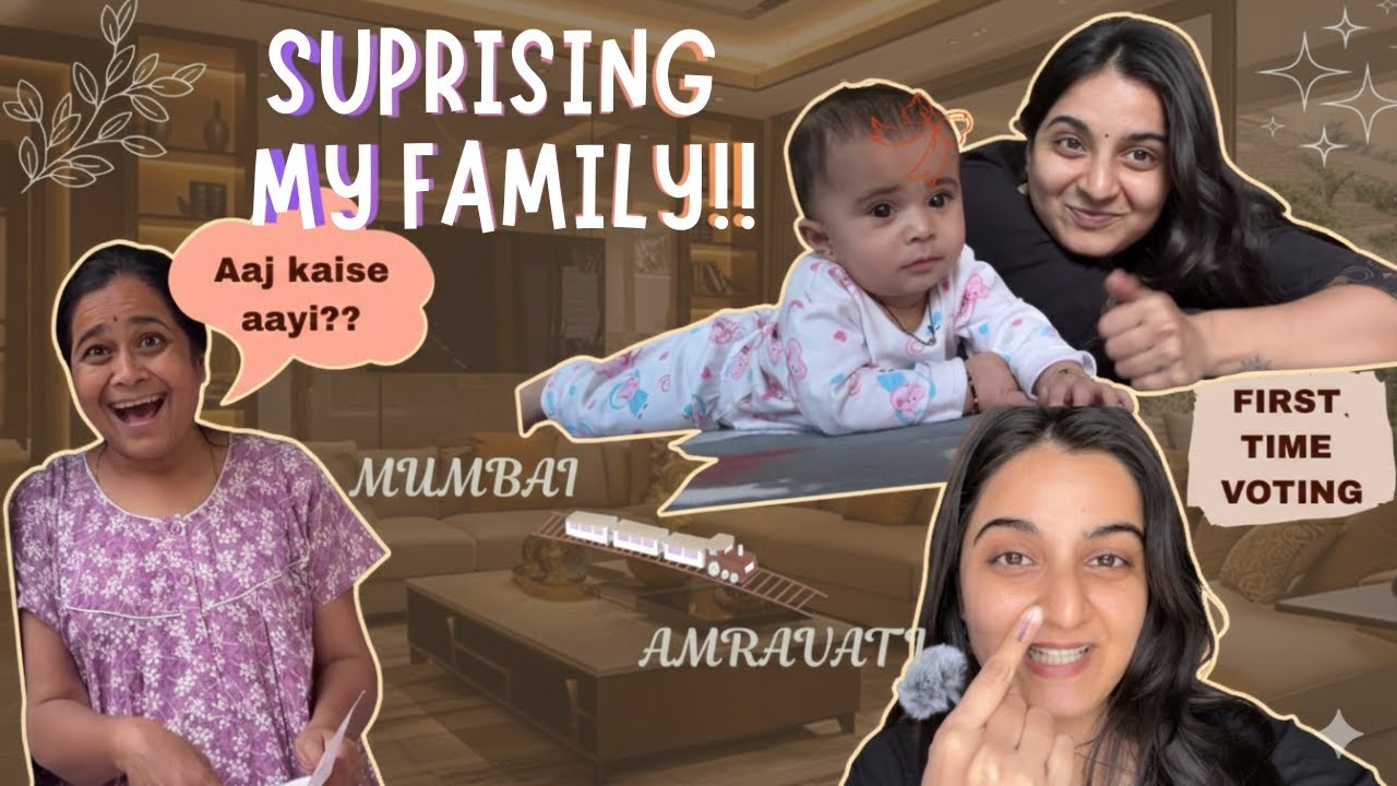 They Didn’t Know I Was Coming… | Surprise Visit + First Vote ✨