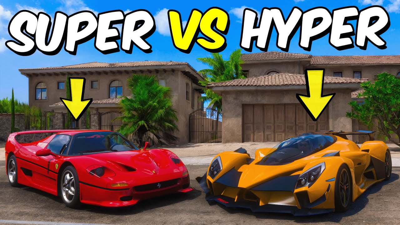 Supercars VS Hypercars, but it&rsquo;s FORZA&hellip;