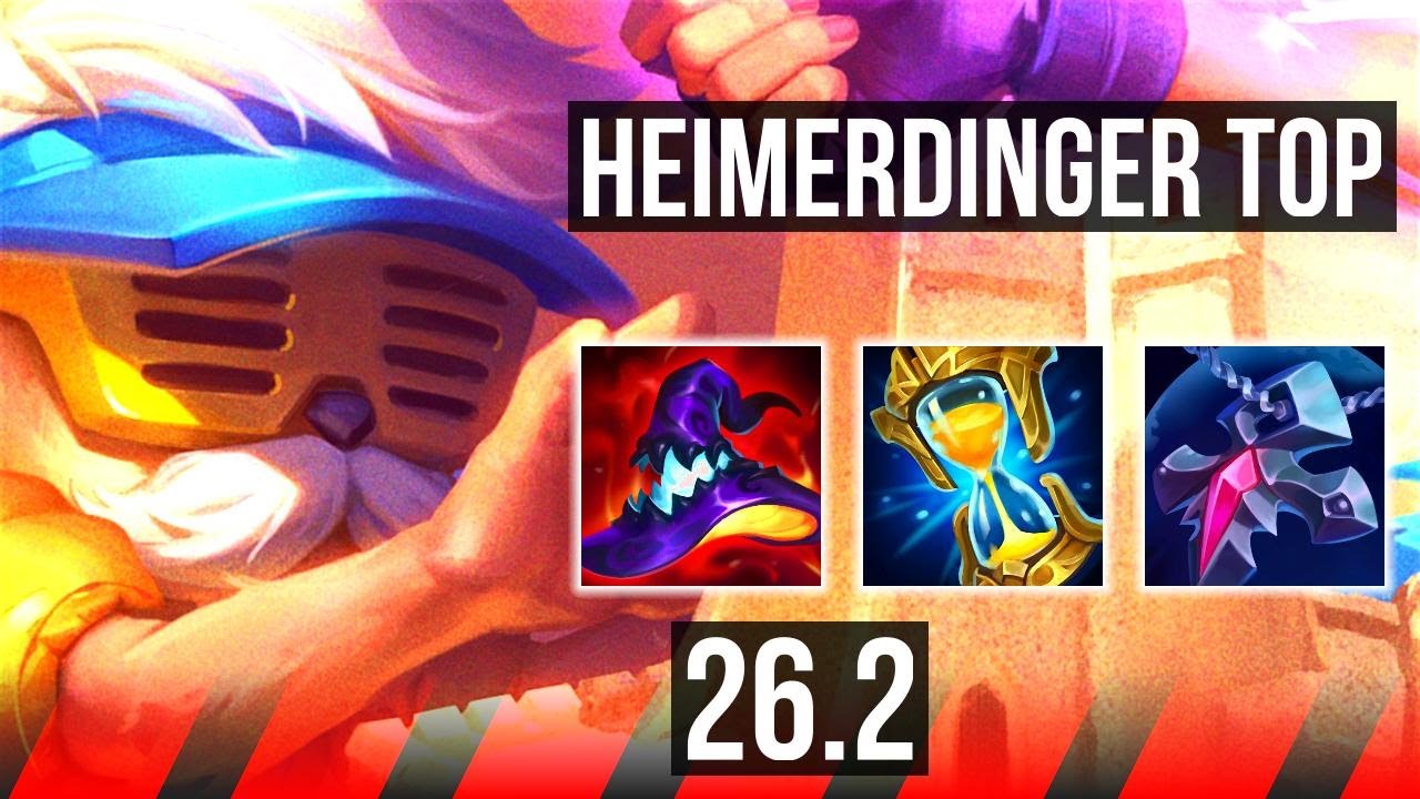 HEIMERDINGER vs YONE (TOP) | NA Master | 26.2