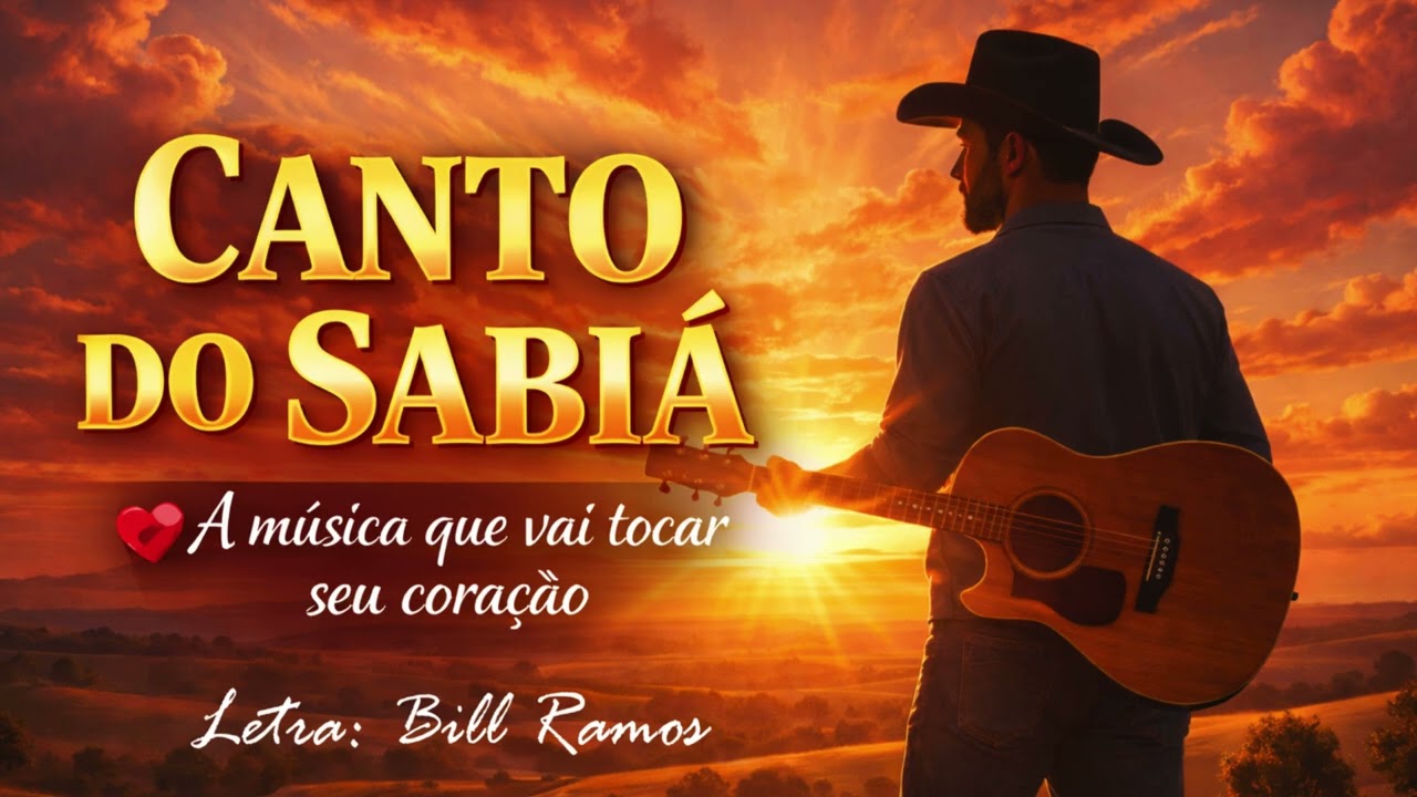 CANTO DO SABIÁ - A Música Que Vai Tocar Seu Coração 💔 | Bill Ramos