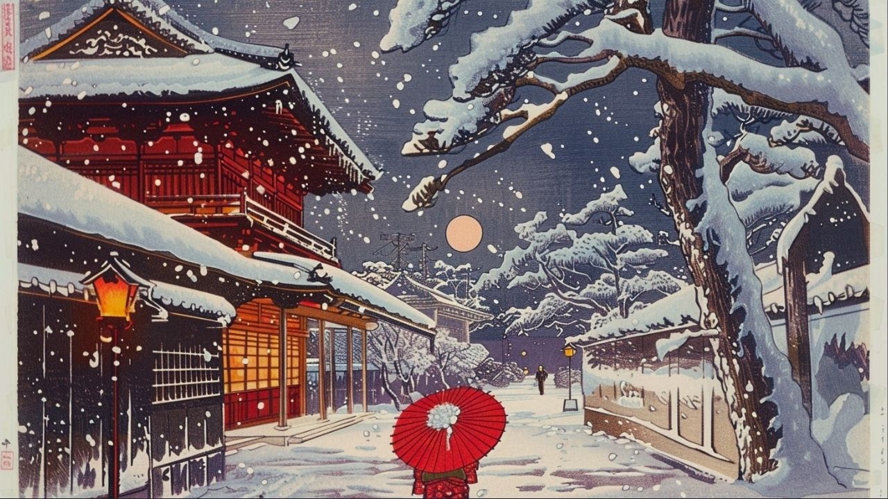 Edo Night Ambient — 3 Hours of Calm Japanese Atmosphere