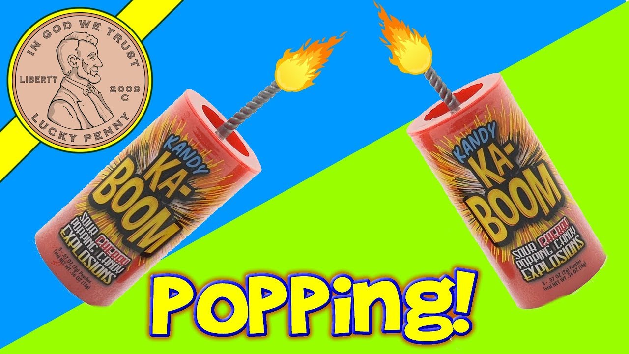 Kandy Ka-Boom Sour Cherry Popping Candy Review
