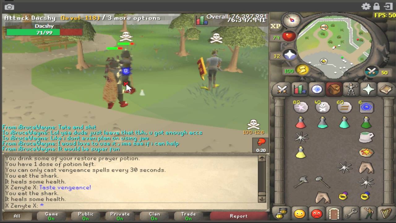 OSRS High Risk PK Vid # 3 | Nah | Zerk/Dh Pking