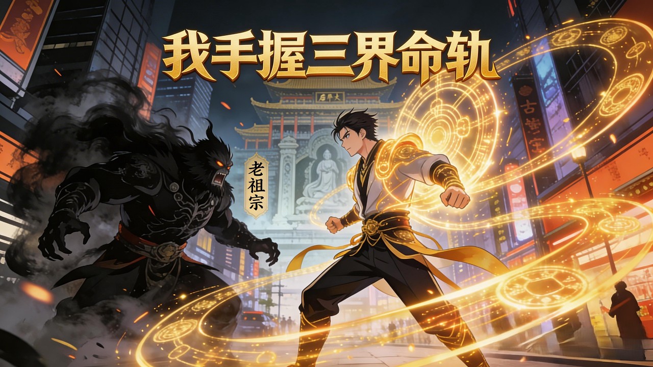 💥全集畅享|《我手握三界命轨》 | 外卖员阎非被赋予执掌万物命途的权能，直面能操控魂体的远古强敌“老祖宗”！一场关乎众生轮回的宏大战役高燃打响！#漫剧  #逆袭 #动漫 #漫剧精选  #爽文