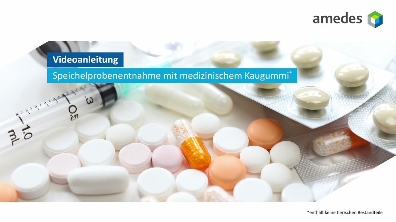 Anleitung f&uuml;r Praxispersonal: Speichelprobenahme mit medizinischem Kaugummi