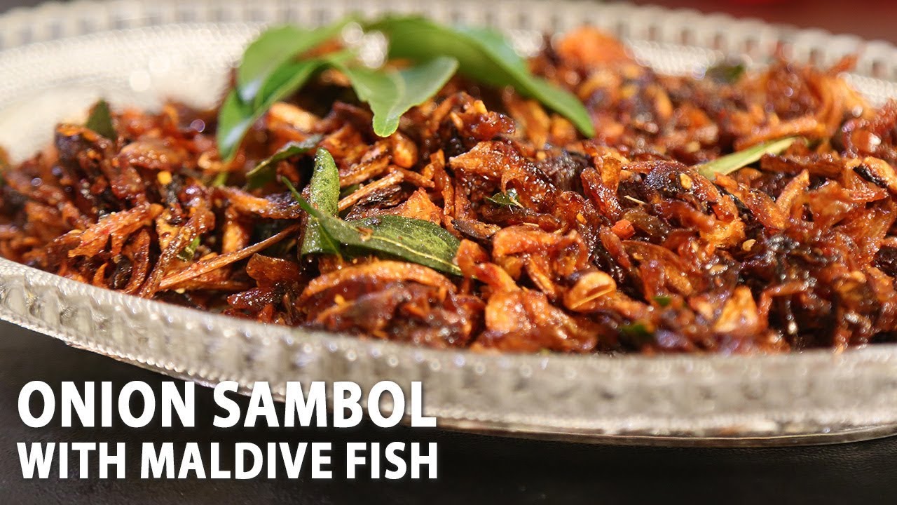 Onion Sambol With Maldive Fish | Mallika Joseph Food Tube