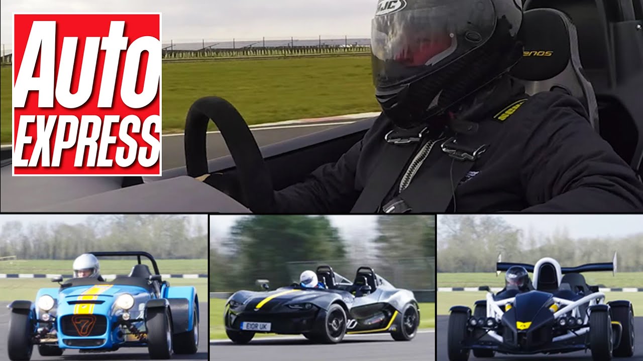 Caterham 7 620R против Zenos E10 R и Ariel Atom 3.5R: гоночный трек