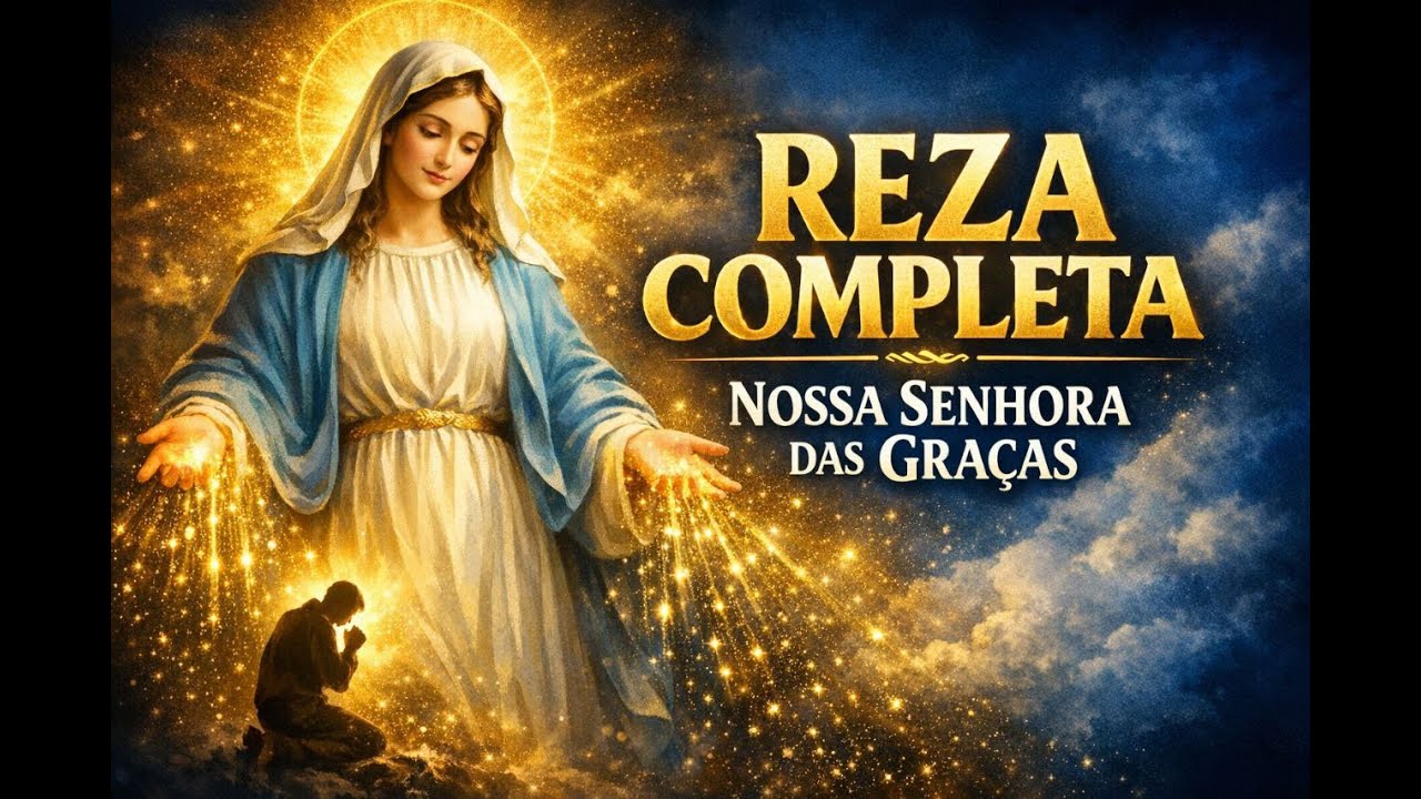 REZA COMPLETA A NOSSA SENHORA DAS GRAÇAS | RECEBA PAZ, CURA E PROTEÇÃO