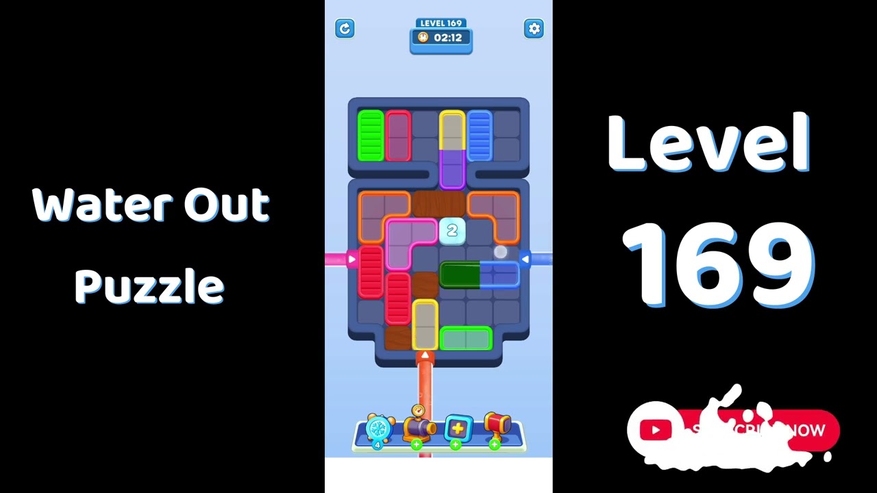 Water Out Puzzle Level 169 Walkthrough 💧 | Step-by-Step Solution | SolutionGuruji